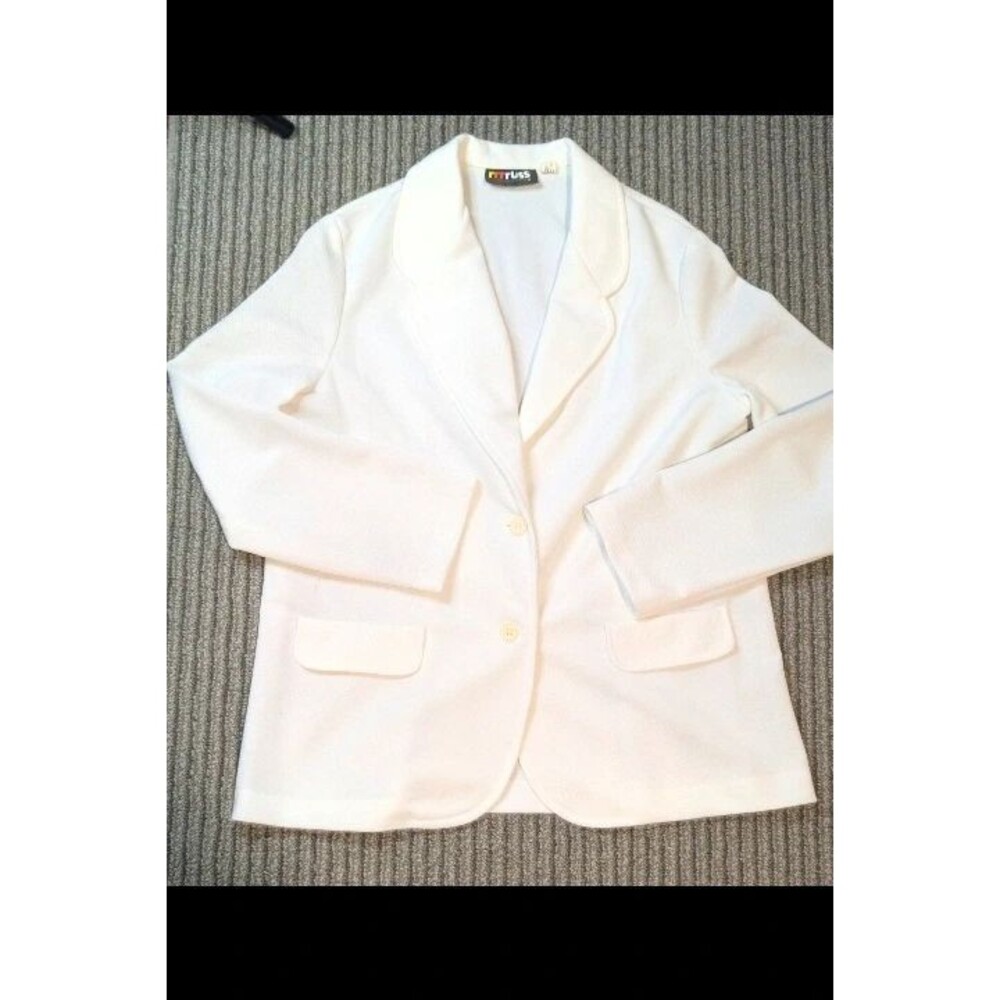 Rrrruss white blazer size 12